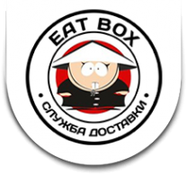 Логотип компании EAT-BOX служба доставки суши