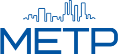 Логотип компании МЕТР