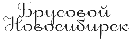 Логотип компании Брусовой Новосибирск