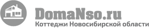 Логотип компании Дома НСО агентство по продаже коттеджей таунхаусов